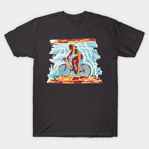 Vintage Mountain Bike Gift for Women T-Shirt by Luca loves Lili